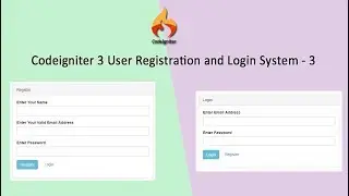 Codeigniter 3 User Registration and Login System - 3