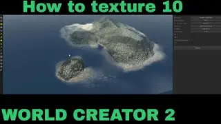 How to add textures to landscape in world creator 2