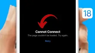 App Store Not Working: Cannot Connect The Page Couldnt Be Loaded. Try Again App Store | iOS 18