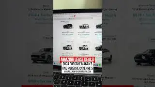 Amazing Porsche Macan and Porsche Cayenne Lease Deals‼️