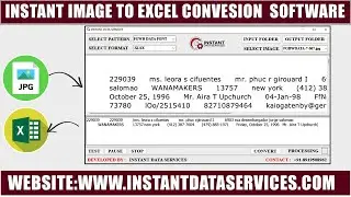 Convert Any Image to Excel | Excel Conversion Software