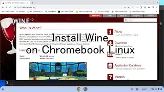 Install Wine on Chromebook Linux 20230812