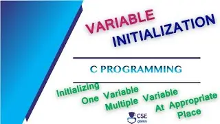 Variable Initialization in C | Basic Concepts of C Programming | Lec 12 | C Programming