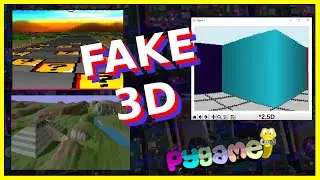 Pseudo 3D techniques - 2.5D Graphics - Fake 3D - Gamedev Pygame Python