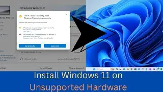 How to install Windows 11 23H2 on unsupported hardware without Data Loss