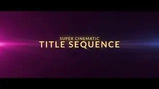 FREE Cinematic Trailer Title Template - After Effects