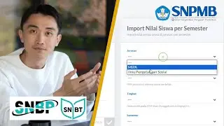 ISI NILAI PDSS SNBP 2024 SECARA EFEKTIF DAN EFISIEN, 1 JAM KELAR SUDAH TERMASUK ENTRI KURIKULUM