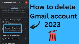 how to delete gmail account 2023 (New Update)
