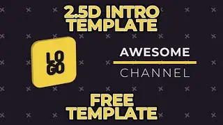 After Effects 2 5D Intro Template Logo Reveal | FREE DOWNLOAD