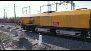 Rail Grinding machine which will help enhance rail service life undergoing testing