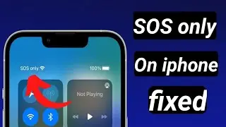 How to fix SOS only on iphone / Turn off SOS on iphone