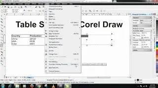 paragraph setting in coreldraw | tab setting | coreldraw