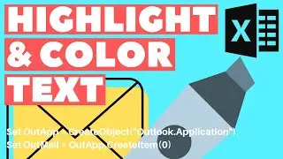 Excel VBA Macro: Highlight Text and Change Font Color (HTML)