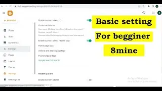 SEO for Beginner || How to optimize blogger for Search Engin Optimization on blog