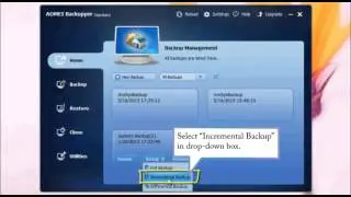 How to Make Incremental/Differential Backup with AOMEI Backupper?