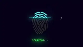 CSS Fingerprint Scanner Animation Effects | Html CSS