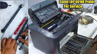 Canon LBP-6018B Printer For Service & Repair Replace Pressure Roller,Teflon Fix Paper Jam Problem