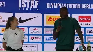 Grant Holloway Olympia 2024 Sieger ISTAF 2024 Leichtathletik in Berlin