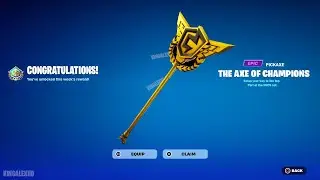 How To Get Axe of Champion RARE Pickaxe NOW FREE In Fortnite! (Unlocked Axe of Champion Pickaxe)