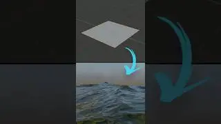 Blender how to make Ocean using Ocean Modifier and adding Ocean Material #blender #cgian