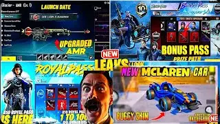 Next Bonus Pass PUBG Mobile OMG 😱 AMR Fully Upgraded | OMG Next Buggy Car Skin Kill Effect 😳 | PUBGM