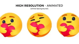 Facebook Care React Emoji Animated (HD ANIMATION)