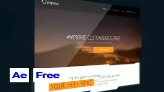 FREE After Effects Template - Website Presentation
