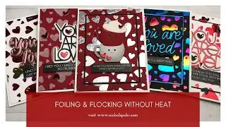 Foiling & Flocking Without Heat (Simon Says Stamp)
