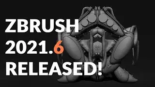 ZBRUSH 2021.6 RELEASED! - New Features Walkthrough!😍😘