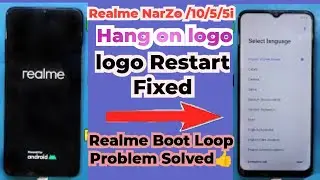 Realme Narzo10/5/5i logo stuck problem Full solution 💯👍 @realmemobiles  #narzo10  #realme