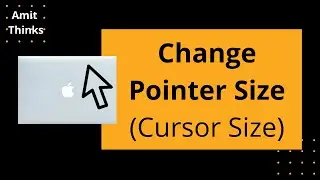 Change Cursor Size in MacBook in Hindi