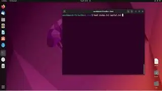 How to display the first part of the file in the Linux system?