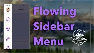 Animating A Sidebar Menu (iOS, Xcode 8, Swift 3) (Side Menu/Slide Out Menu)