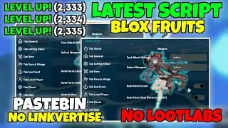 BLOX FRUITS Script Pastebin 2024 AUTO FARM | AUTO SEA EVENT | V4 | RAIN FRUIT | DF MASTERY (NO KEY)