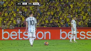 Lionel Messi vs  Ecuador - WC 2022 South America Qualifiers - 1080i.