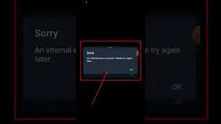 Fix Sorry an internal error occurred please try again later Telegram Problem #shorts #youtubeshorts