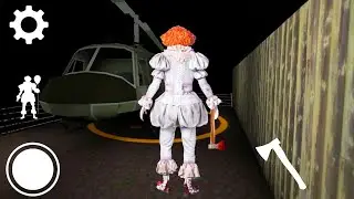 Escaping As Pennywise “The Dancing Clown” In Granny Chapter 2 Helicopter Escape On Extreme Mode!