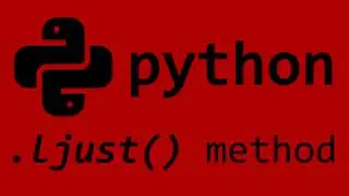 Python ljust() string method