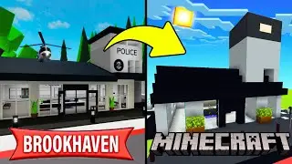 BROOKHAVEN POLİS MERKEZİ MINECRAFT'TA💥MUHAMMET EFE ARI🐝ARIGİLLER🐝MINECRAFT🐝AYŞEM ECE ARI