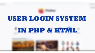 User Login System with Session - HTML , PHP & MySQL  | Web tutorials CodexTime