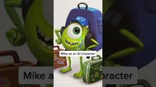 Check out Mike Wazowski from Monsters INC as an AI Manga Character