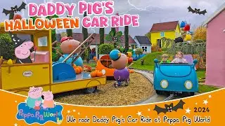 Daddy Pig's Car Ride | Halloween at PEPPA PIG WORLD (Oct 2024) [4K]