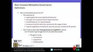 RWDG Webinar: Non-Invasive Metadata Governance
