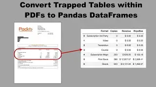 Convert Trapped Tables within PDFs to Pandas DataFrames