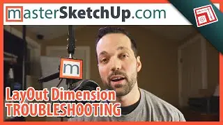 LayOut Dimension troubleshooting