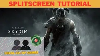 How to Play Splitscreen on The Elder Scrolls V Skyrim (Gameplay)