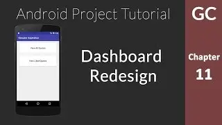 Android Tutorial 11 : Imporving Dashboard UI with CardViews