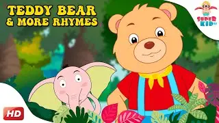 Teddy bear and more rhymes | Nursery Rhymes Videos for Kids | Superkid TV