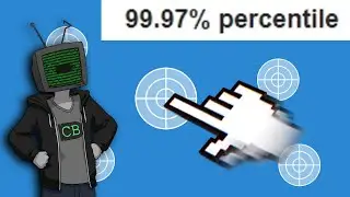 Using an AUTOCLICKER to DESTROY the HUMAN BENCHMARK Test (Aim Trainer)