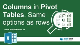 Excel 2007 Pivot Tables- Column labels can do everything row labels can do- same in latest versions